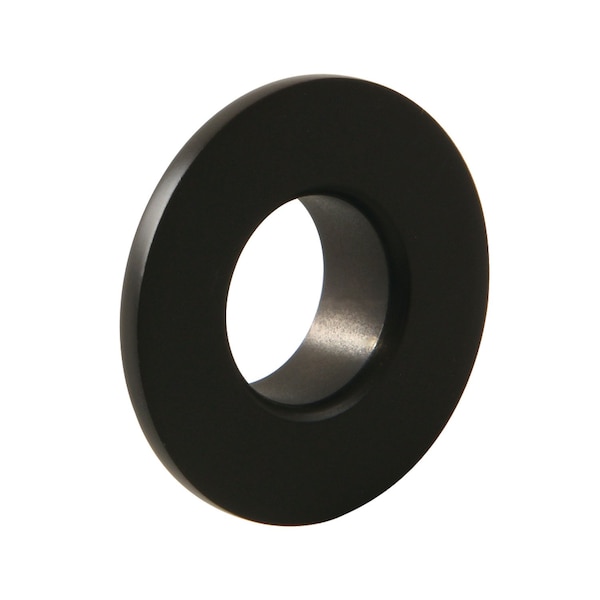 Fauceture EVF1110 1-3/16" Sink Overflow Hole Cover Ring, Matte Black EVF1110 - main
